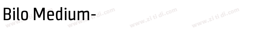 Bilo Medium字体转换 Bilo Medium字体转换